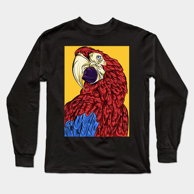 parrot Long Sleeve T-Shirt by San Creative